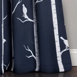 Set Of 2 Bird On The Tree Light Filtering Window Curtain Panels - Lush Décor -Children Peripherals GUEST 8de4ba14 c0f2 4202 8deb 9c84c387b674