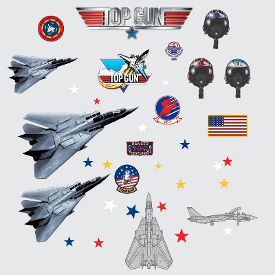Top Gun Peel And Stick Wall Decals - RoomMates 1 Top Gun Peel And Stick Wall Decals - RoomMates
