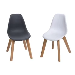 Set Of 2 Kids' Chairs With Beech Legs - Gift Mark -Children Peripherals GUEST 904bc926 9f44 41c2 bd67 43ea3ba06af1
