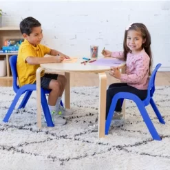 ECR4Kids SitRight Plastic Children’s Chair, Indoors And Outdoors, 11in Seat Height, 4-Pack -Children Peripherals GUEST 92d736bf 8015 4fe3 b6d7 5c7e1e278d46