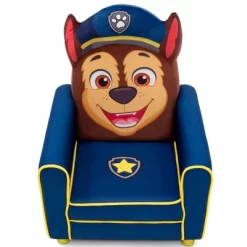 PAW Patrol Chase Figural Upholstered Kids' Chair - Delta Children -Children Peripherals GUEST 9356ef8a c48c 49fd 877b 8d7dd9515b11