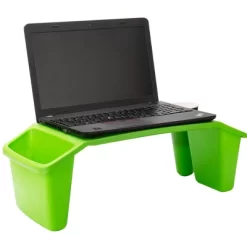 Mind Reader Kids’ Lap Desk, Freestanding Portable Table With Side Pockets, Plastic, Green, 2-Pack -Children Peripherals GUEST 94bdd6d9 a18c 45c4 a50b fc737206f0dd