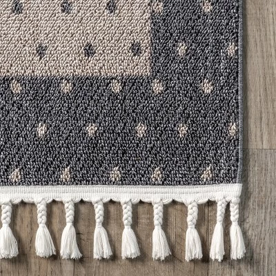 Éléanor Deer Kids Tasseled Area Rug 4 Éléanor Deer Kids Tasseled Area Rug - Image 4