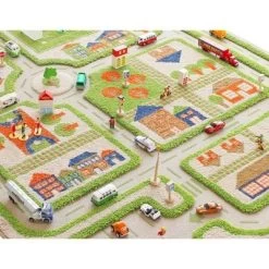 52.5"x71" Traffic Green 3D Play Rug - IVI -Children Peripherals GUEST 97699dfc 2eb3 4f72 90e5 c00e67b9e93b