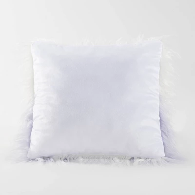 Teen Luxe Ombre Long Hair Throw Pillow White/Purple - Makers Collective 1 Teen Luxe Ombre Long Hair Throw Pillow White/Purple - Makers Collective