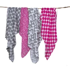 Bacati - Ikat Pink/Gray Swaddling Muslin Blankets Set Of 4 6 Bacati - Ikat Pink/Gray Swaddling Muslin Blankets Set Of 4 -Children Peripherals GUEST 9aee03d7 fba6 4b47 b152 17ebe34959ed