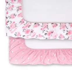 The Peanutshell Changing Pad Covers - Pink Roses/Floral 2pk 9 The Peanutshell Changing Pad Covers - Pink Roses/Floral 2pk -Children Peripherals GUEST 9cafa912 db81 4957 9487 62aa3e1f0106