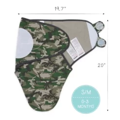 The Peanutshell Camo Elephant Swaddle Wrap For Newborn, Infant - 3-Pack 11 The Peanutshell Camo Elephant Swaddle Wrap For Newborn, Infant - 3-Pack -Children Peripherals GUEST 9eb61316 7c49 4ba8 a8aa 66f321e3fb3e