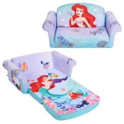 Marshmallow Furniture Disney's 2 In 1 Flip Open Compressed Foam Sofa And Sleeper Bed With Washable Cover -Children Peripherals GUEST 9f6551e9 4f94 46c3 a612 0541773adee2
