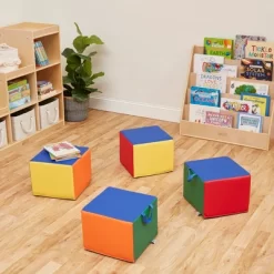 ECR4Kids SoftZone Cozy Cubes, Flexible Foam Seating 16 ECR4Kids SoftZone Cozy Cubes, Flexible Foam Seating -Children Peripherals GUEST a098a222 bd75 4612 a940 8da776d26779