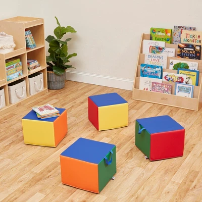 ECR4Kids SoftZone Cozy Cubes, Flexible Foam Seating 7 ECR4Kids SoftZone Cozy Cubes, Flexible Foam Seating - Image 7