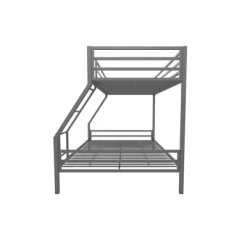 Twin Over Full Maxwell Metal Bunk Bed Gray - Novogratz 15 Twin Over Full Maxwell Metal Bunk Bed Gray - Novogratz -Children Peripherals GUEST a0bd0cb7 d4db 4569 a7db 3c048bee2b58