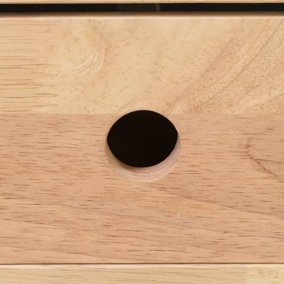 Sweedi Solid Wood 1 Drawer Nightstand Natural Wood - South Shore 3 Sweedi Solid Wood 1 Drawer Nightstand Natural Wood - South Shore - Image 3