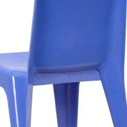 Flash Furniture 2 Pack Blue Plastic Stackable School Chair With Carrying Handle And 11" Seat Height -Children Peripherals GUEST a4413144 f74f 47c0 aba7 1cfced966751