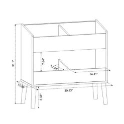 Modern Two Shelf Toy Kids' Bin White - Pillowfort™ -Children Peripherals GUEST a513d7df 5c70 4fb6 90e1 444d6b09cebc