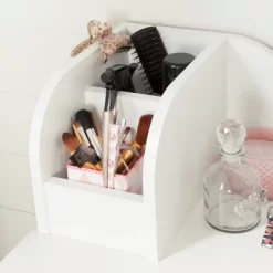 Vito Makeup Desk With Drawer Pure White/Pink - South Shore -Children Peripherals GUEST ab008179 180c 4a56 8396 cec817f22349