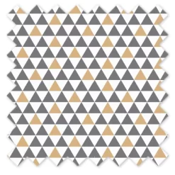 Bacati - Triangles Gray Beige 100 Percent Cotton Universal Baby US Standard Crib Or Toddler Bed Fitted Sheet -Children Peripherals GUEST ab2dfa29 f950 4586 ad7b 60d189402cb9