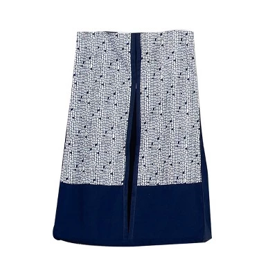 Bacati - Noah Mint Navy 4 Pc Crib Bedding Set With Diaper Caddy 5 Bacati - Noah Mint Navy 4 Pc Crib Bedding Set With Diaper Caddy - Image 5