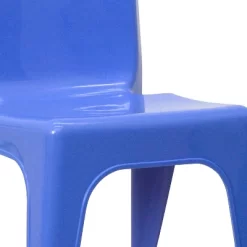 Flash Furniture 2 Pack Blue Plastic Stackable School Chair With Carrying Handle And 11" Seat Height -Children Peripherals GUEST add1e332 420e 4326 a1e5 9f38b67c0974