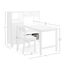 Martha Stewart Living And Learning Kids' Media System With Desk Extension -Children Peripherals GUEST af6a8084 ccdd 4f29 80dd 35fc1bd5c542