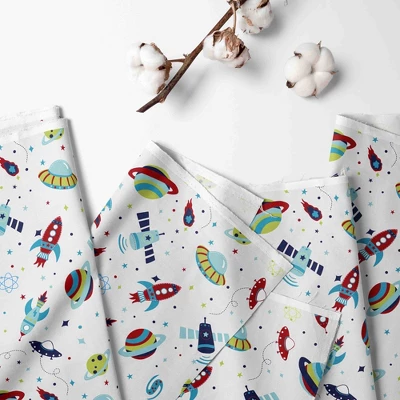 Bacati - Airspace Aqua Navy Red Lime Orange 100 Percent Cotton Universal Baby US Standard Crib Or Toddler Bed Fitted Sheet 1 Bacati - Airspace Aqua Navy Red Lime Orange 100 Percent Cotton Universal Baby US Standard Crib Or Toddler Bed Fitted Sheet