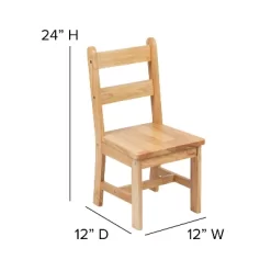 Flash Furniture Kids Solid Hardwood Table And Chair Set For Playroom, Bedroom, Kitchen - 3 Piece Set 26 Flash Furniture Kids Solid Hardwood Table And Chair Set For Playroom, Bedroom, Kitchen - 3 Piece Set -Children Peripherals GUEST b15a5be2 77cc 4c7c 86d9 94d8e6156709 1