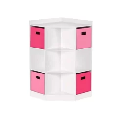 5pc Kids' Corner Cabinet Set With 4 Bins Set - RiverRidge Home -Children Peripherals GUEST b1eb82fc 2644 4029 9ba0 808e6642881c