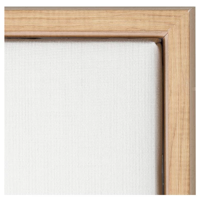 Palm Trees Framed Canvas Art Natural (24"x18") - Uniek 2 Palm Trees Framed Canvas Art Natural (24"x18") - Uniek - Image 2