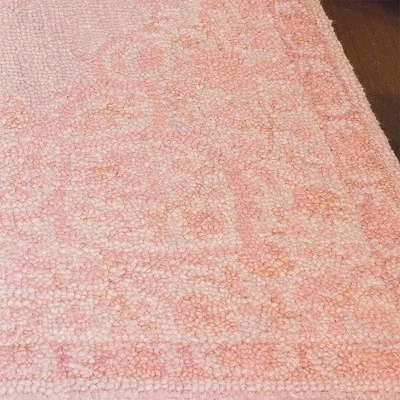 Crane Baby 5' X 7' Hand-Tufted Wool Medallion Rug - Parker Rose 5 Crane Baby 5' X 7' Hand-Tufted Wool Medallion Rug - Parker Rose - Image 5