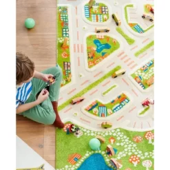 52.5"x71" Mini City 3D Play Rug - IVI -Children Peripherals GUEST b3bdbc4a c25e 46cf aee7 98776fee20e1
