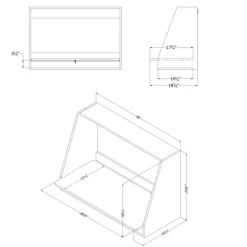 Interface Wall Mount Desk Pure White - South Shore -Children Peripherals GUEST b4b22bb0 65b9 44ab a158 93e717c206bc 1