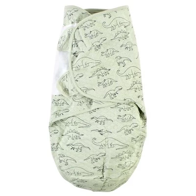 Hudson Baby Infant Boy Quilted Cotton Swaddle Wrap 3pk, Dinosaur, 0-3 Months 4 Hudson Baby Infant Boy Quilted Cotton Swaddle Wrap 3pk, Dinosaur, 0-3 Months - Image 4