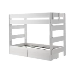 Max & Lily Farmhouse Twin Over Twin Bunk Bed With Storage Drawers -Children Peripherals GUEST b926f87f 3422 45c1 9393 6d4564b1f5ea