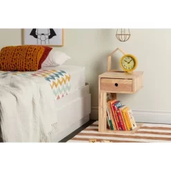Sweedi Solid Wood 1 Drawer Nightstand Natural Wood - South Shore 14 Sweedi Solid Wood 1 Drawer Nightstand Natural Wood - South Shore -Children Peripherals GUEST b9d277ae 05fe 4c22 81c3 34110692746c
