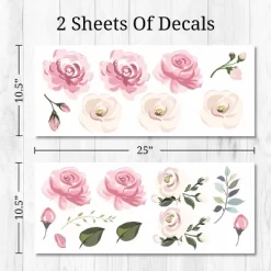 Pastel Floral Wall Decor - Decalcomania -Children Peripherals GUEST ba2bae87 a20d 4892 8b8c aa5370981ffc