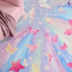 Butterfly Colorful Kids Playroom Nursery Washable Indoor Area Rug By Blue Nile Mills 15 Butterfly Colorful Kids Playroom Nursery Washable Indoor Area Rug By Blue Nile Mills -Children Peripherals GUEST ba5533b5 d7cc 46c2 85f3 746a98cd24ef
