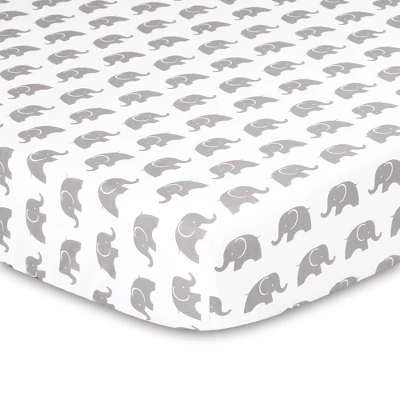 The Peanutshell Elephant Walk Baby Crib Bedding Set - 3pc 2 The Peanutshell Elephant Walk Baby Crib Bedding Set - 3pc - Image 2