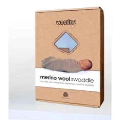 Woolino Swaddle Blanket, Merino Wool, Newborn To 3 Months, Blue -Children Peripherals GUEST bc988692 0572 4611 ae4e 64603dd633be