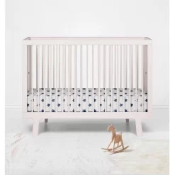 Bacati - Stars Navy Muslin 100 Percent Cotton Universal Baby US Standard Crib Or Toddler Bed Fitted Sheet 6 Bacati - Stars Navy Muslin 100 Percent Cotton Universal Baby US Standard Crib Or Toddler Bed Fitted Sheet -Children Peripherals GUEST bcb0c714 36f8 4a3a 8522 a2d850043ba0