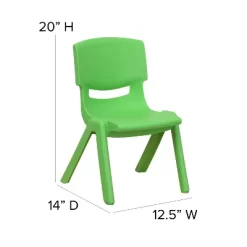 Flash Furniture 4 Pack Plastic Stackable School Chairs With 10.5" Seat Height -Children Peripherals GUEST bd5d152f 9865 4162 9ea7 a1d56e04fe99