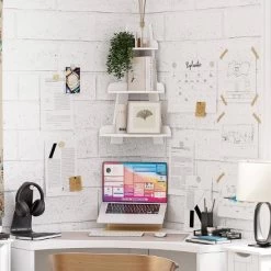 Kids' Corner Ladder Wall Shelf White - RiverRidge Home -Children Peripherals GUEST bf8ef306 3a5d 43d3 bf13 31ee86bc1a99