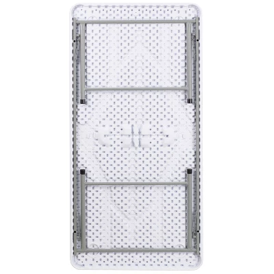 Emma And Oliver 4.93-Foot Kid's Granite White Plastic Folding Activity Table - Play Table 7 Emma And Oliver 4.93-Foot Kid's Granite White Plastic Folding Activity Table - Play Table - Image 7