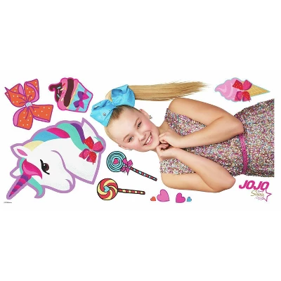 Roommates JoJo Siwa Unicorn Dream Peel And Stick Giant Wall Decal 2 Roommates JoJo Siwa Unicorn Dream Peel And Stick Giant Wall Decal - Image 2