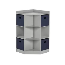 5pc Kids' Corner Cabinet Set With 4 Bins Set - RiverRidge Home -Children Peripherals GUEST c4f84693 b304 42c3 8f8b dacf497e1cfd