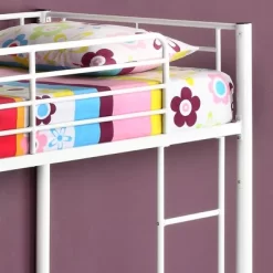 Twin Over Twin Analise Metal Bunk Bed - Saracina Home -Children Peripherals GUEST c6a415fa f733 4684 9f6b 3182fd12d72c