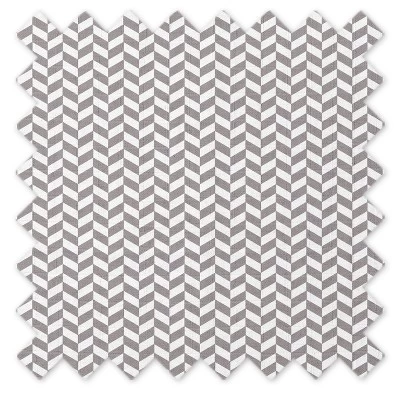 Bacati - Herringbone Gray Muslin 3 Pc Toddler Bed Sheet Set 100 Pecent Cotton 5 Bacati - Herringbone Gray Muslin 3 Pc Toddler Bed Sheet Set 100 Pecent Cotton - Image 5