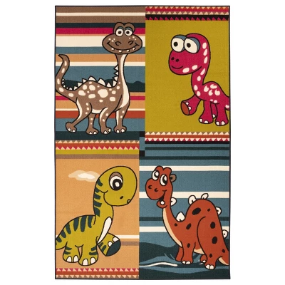 Dinoventure Dinosaurs Non-Slip Kids Playroom Decor Washable Indoor Area Rug By Blue Nile Mills 11 Dinoventure Dinosaurs Non-Slip Kids Playroom Decor Washable Indoor Area Rug By Blue Nile Mills - Image 11