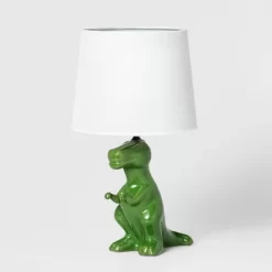 Dinosaur Kids' Table Lamp Green - Pillowfort™ -Children Peripherals GUEST cac86f5f 7976 4338 a4ff da1c7dbc99cb