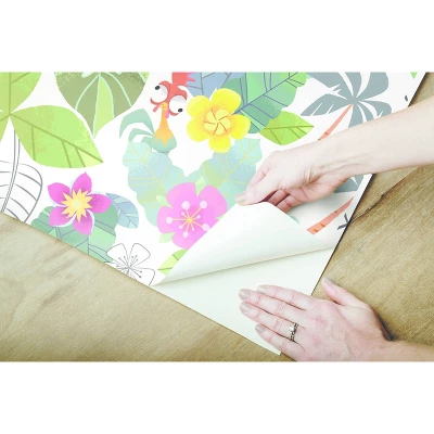 Disney Moana Jungle Peel And Stick Wallpaper - RoomMates 3 Disney Moana Jungle Peel And Stick Wallpaper - RoomMates - Image 3