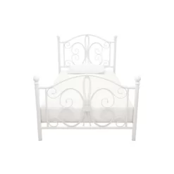 Twin Kids' Bombay Metal Bed White - Room & Joy -Children Peripherals GUEST cba0f0b7 36a2 4cac ab89 5e05f9a36a30